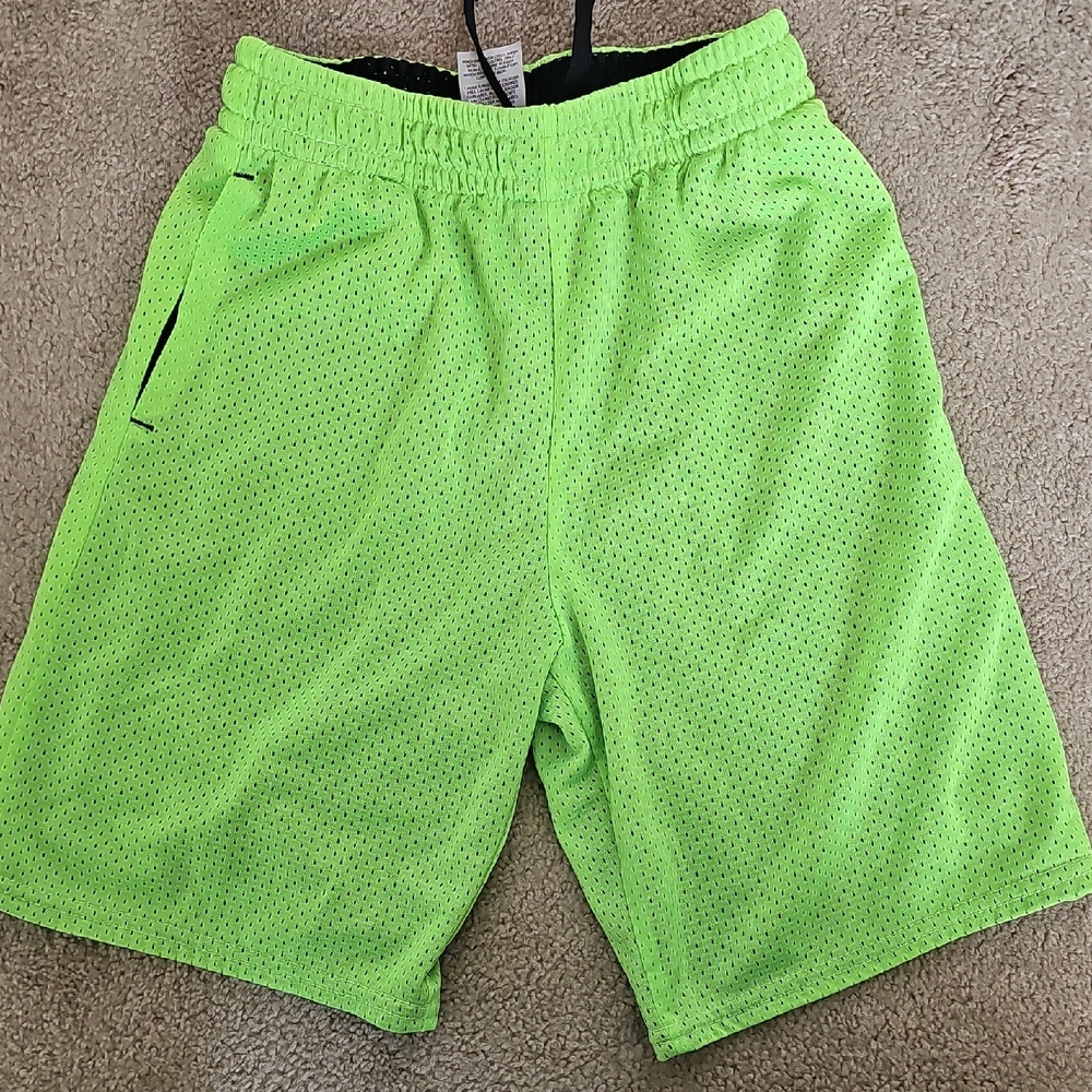 Athletic Works Men's Neon Green Shorts